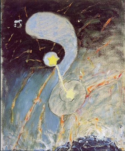 Hilma af Klint Chaos, Nr. 2 (1906) Abstract Art – Hand-Painted Oil Reproduction by Dafen Village Studio
