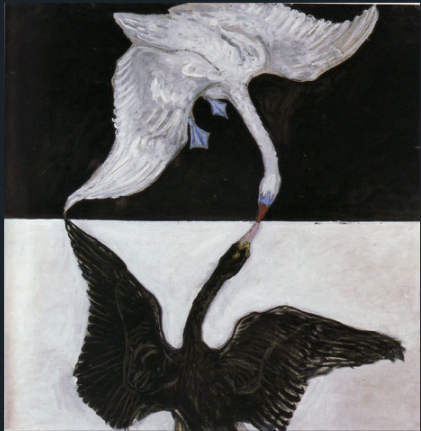 Hilma af Klint The Swan No. 1 (1914–1915) Expressionist Art – Hand-Painted Oil Reproduction by Dafen Village Studio