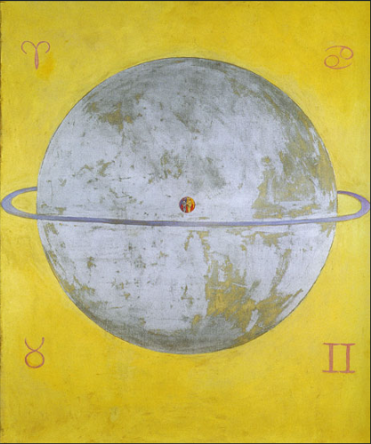 Hilma af Klint The Dove, Nr. 12 (1915) Abstract Symbolist Art – Hand-Painted Oil Reproduction by Dafen Village Studio
