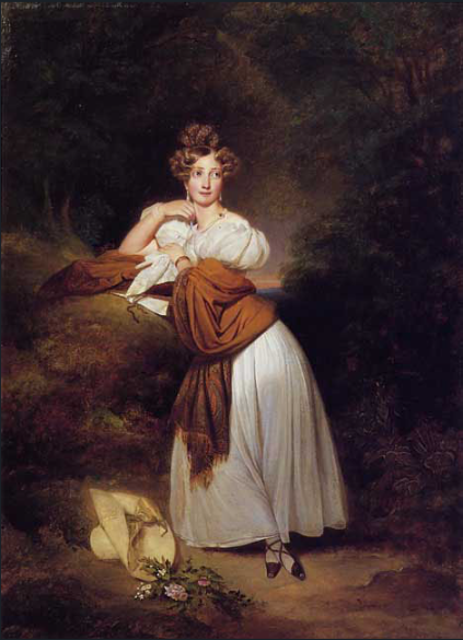 Franz Xaver Winterhalter / Sophie Guillemette, Grand Duchess of Baden (1831) Neo-Rococo – Hand-Painted Oil Reproduction by Dafen Village Studio