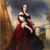 Franz Xaver Winterhalter / Portrait of Countess Duchâtel and Her Son (1841) Romanticism – Hand-Painted Oil Reproduction by Dafen Village Studio 1 Hand-painted oil painting reproduction of Franz Xaver Winterhalter's 1841 portrait of Countess Duchâtel with her son Vicomte Charles.