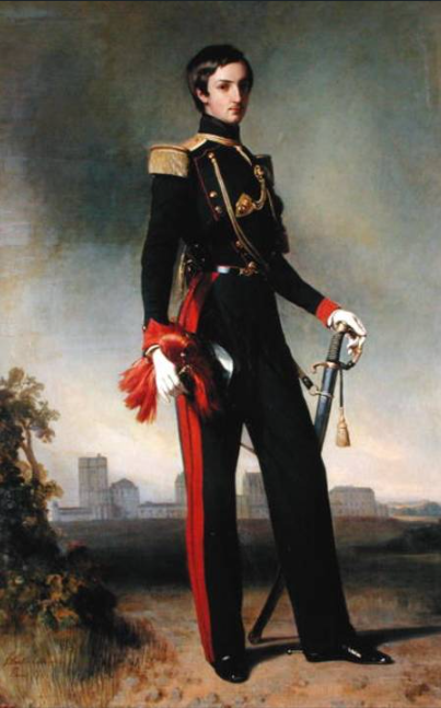 Franz Xaver Winterhalter / Antoine d’Orléans, Duc de Montpensier (1844) Neoclassicism State Portrait – Hand-Painted Oil Reproduction by Dafen Village Studio