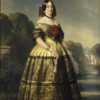 Franz Xaver Winterhalter - Maria Luisa von Spanien (Infanta Luisa Fernanda) (1847) Neo-Rococo – Hand-Painted Oil Reproduction by Dafen Village Studio (Copy) 2 Hand-painted oil reproduction of Maria Luisa von Spanien by Franz Xaver Winterhalter 1847