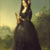 Franz Xaver Winterhalter - Portrait of Infanta Luisa Fernanda of Spain, Duchess of Montpensier (c.1847) Neo-Rococo – Hand-Painted Oil Reproduction by Dafen Village Studio 1 Hand-painted oil reproduction of Portrait of Infanta Luisa Fernanda of Spain Duchess of Montpensier by Franz Xaver Winterhalter c.1847