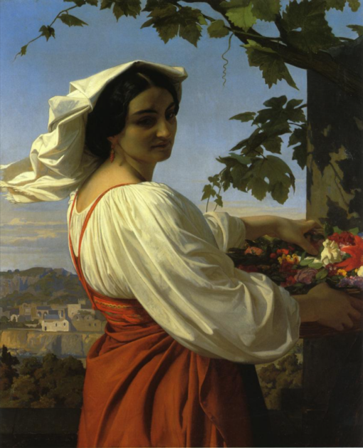 Hand-Painted Oil Painting Reproduction “The Chiarrucia” by Alexandre Cabanel – Dafen Village Studio