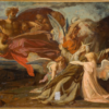 Hand-Painted Oil Painting Reproduction "Study for the Death of Moses" by Alexandre Cabanel – Dafen Village Studio 1 Hand-painted oil painting reproduction of Study for the Death of Moses by Alexandre Cabanel Dafen Village Studio
