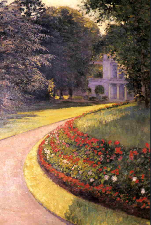 Gustave Caillebotte: The Park at Yerres (1877) Impressionist Masterpiece – Hand-Painted Oil Reproduction by Dafen Village Studio