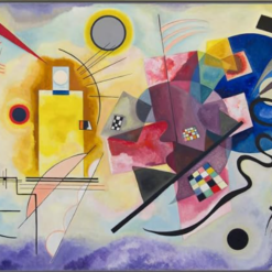 Wassily Kandinsky Yellow-Red-Blue (1925) Hand-Painted Oil Painting Reproduction on Canvas