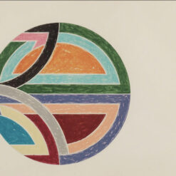 Frank Stella Sinjerli Variation geometric circular oil painting reproduction on canvas