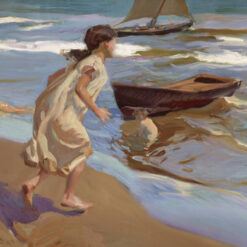 Hand-painted oil painting reproduction of Joaquín Sorolla The Bathing Hour by Dafen studio
