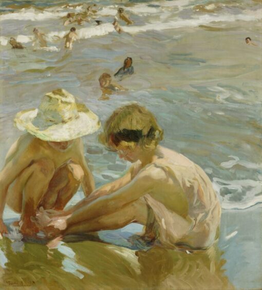 Joaquín Sorolla – Wounded Foot Hand-Painted Oil Painting Reproduction | Dafen Studio