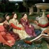 Hand-painted oil painting reproduction of A Tale from the Decameron 1916 by John William Waterhouse