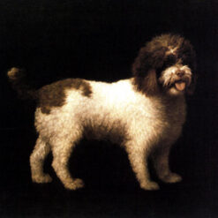 Reproduction peinte à la main à l'huile de l'œuvre « A Water Spaniel » de George Stubbs, réalisée par Dafen Village Studio