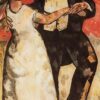 Kazimir Malevich Argentine Polka (1911) Neo-Primitivism – Hand-Painted Oil Reproduction by Dafen Village Studio 2 Kazimir Malevich Argentine Polka 1911 hand painted neo primitivist oil painting reproduction by Dafen Village Studio