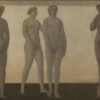 Vilhelm Hammershøi Artemis (1894) Fine Art – Monumental Hand-Painted Oil Reproduction by Dafen Village Studio 2 Hand-painted oil reproduction of Vilhelm Hammershoi monumental painting Artemis 1894