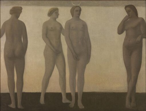 Vilhelm Hammershøi Artemis (1894) Fine Art – Monumental Hand-Painted Oil Reproduction by Dafen Village Studio