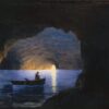 Hand-Painted "Azure Grotto. Naples" (1841) Oil Painting Reproduction – Ivan Aivazovsky Seascape | Dafen Studio Fine Art 2 Hand painted oil painting reproduction of Azure Grotto Naples 1841 by Ivan Aivazovsky