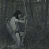 Frederic Remington Then, Upon One Knee Uprising, Hiawatha Aimed An Arrow Hand-Painted Oil Painting Reproduction by Dafen Village Studio 2 Hand-painted oil reproduction of Frederic Remington's painting Then Upon One Knee Uprising Hiawatha Aimed An Arrow on vertical canvas