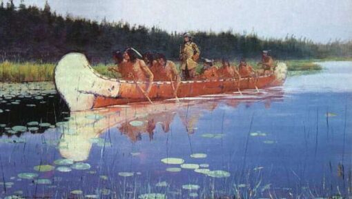 Frederic Remington / Great Explorers (1905) Western Art – Hand-Painted Oil Reproduction by Dafen Village Studio[cite: 2
