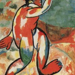 Kazimir Malevich Bather 1911 Stedelijk Museum hand painted fauvist portrait oil painting reproduction by Dafen Village Studio