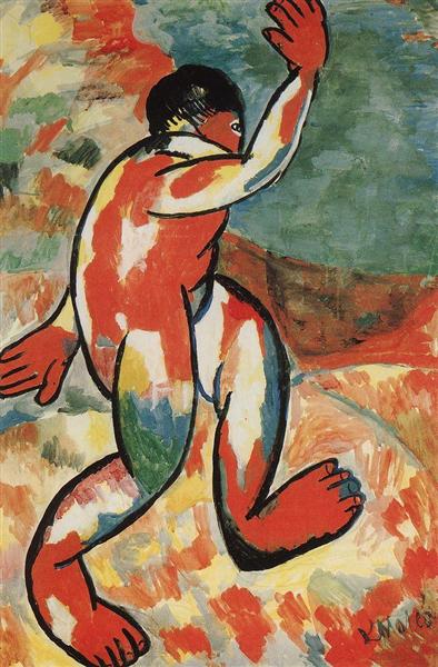 Kazimir Malevich Bather (1911) Fauvist Art – Hand-Painted Oil Reproduction by Dafen Village Studio