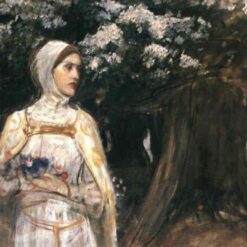 Hand-painted oil painting reproduction of Beatrice 1915 by John William Waterhouse