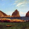 Hand-painted oil painting reproduction of Capri by Albert Bierstadt
