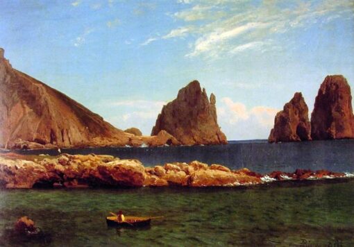 Capri by Albert Bierstadt – Hand-Painted Oil Painting Reproduction