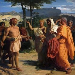 Hand-painted oil painting reproduction of Cincinnatus Receiving The Ambassadors From Rome by Alexandre Cabanel Dafen Village Studio