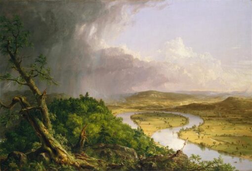 The Oxbow (1836) by Thomas Cole – Hand-Painted Oil Painting Reproduction