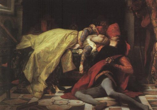 Hand-Painted Oil Painting Reproduction “Death of Francesca da Rimini and Paolo Malatesta” by Alexandre Cabanel – Dafen Village Studio