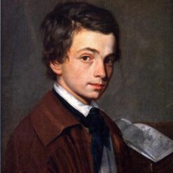 Hand-painted oil painting reproduction of Self Portrait as a Child by Alexandre Cabanel Dafen Village Studio