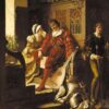 Duty by Edmund Blair Leighton - Hand-Painted Oil Painting Reproduction 2 Handgemalte Ölgemälde-Reproduktion von „Duty“ von Edmund Blair Leighton