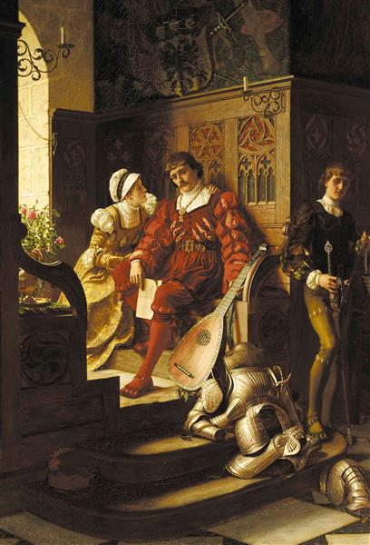 Duty by Edmund Blair Leighton – Hand-Painted Oil Painting Reproduction
