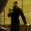 Old Times by Edmund Blair Leighton - Hand-Painted Oil Painting Reproduction 1 Handgemalte Ölgemälde-Reproduktion von „Old Times“ von Edmund Blair Leighton