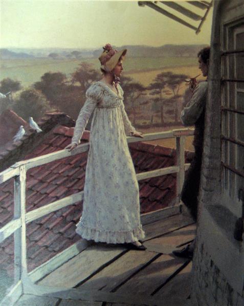The Windmiller’s Guest by Edmund Blair Leighton – Hand-Painted Oil Painting Reproduction