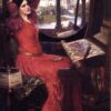 I am Half Sick of Shadows, said the Lady of Shalott (1915) by John William Waterhouse - Hand-Painted Oil Painting Reproduction 2 Hand-painted oil painting reproduction of I am Half Sick of Shadows said the Lady of Shalott 1915 by John William Waterhouse