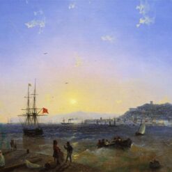Hand painted oil painting reproduction of Kerch 1839 by Ivan Aivazovsky