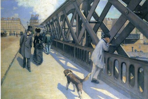 Gustave Caillebotte: Le Pont de L’Europe (c.1881-1882) Impressionist Masterpiece – Hand-Painted Oil Reproduction by Dafen Village Studio