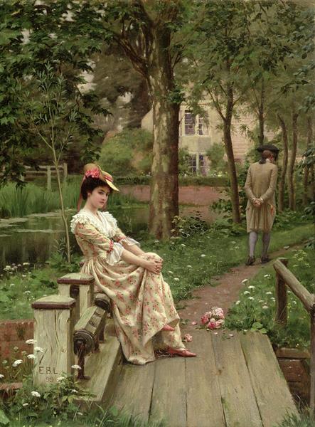 Off by Edmund Blair Leighton – Hand-Painted Oil Painting Reproduction