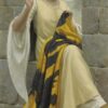 Stitching The Standard by Edmund Blair Leighton - Hand-Painted Oil Painting Reproduction 1 Hand-painted oil painting reproduction of Stitching The Standard by Edmund Blair Leighton