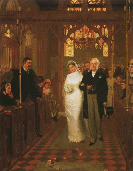 Till Death Do Us Part by Edmund Blair Leighton – Hand-Painted Oil Painting Reproduction