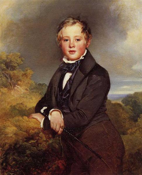 Franz Xaver Winterhalter / Ludwig, Graf Von Langenstein (1834) Neo-Rococo – Hand-Painted Oil Reproduction by Dafen Village Studio