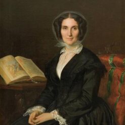 Hand-painted oil painting reproduction of Madame Louise Mares by Alexandre Cabanel Dafen Village Studio