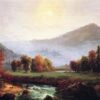 Morning Mist Rising In Plymouth, New Hampshire (1830) by Thomas Cole - Hand-Painted Oil Painting Reproduction 1 Hand-painted oil painting reproduction of Morning Mist Rising In Plymouth New Hampshire 1830 by Thomas Cole