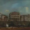 Venice: The Grand Canal with Palazzo Pesaro by Francesco Guardi - Hand-Painted Oil Painting Reproduction 1 Hand-painted oil painting reproduction of Venice The Grand Canal with Palazzo Pesaro by Francesco Guardi