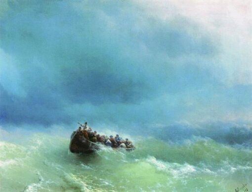 Hand-Painted “On the storm” Oil Painting Reproduction – Ivan Aivazovsky Seascape | Dafen Studio Fine Art