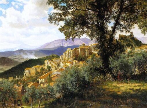 Olevano by Albert Bierstadt – Hand-Painted Oil Painting Reproduction