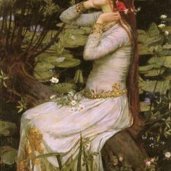 Hand-painted oil painting reproduction of Ophelia 1894 by John William Waterhouse