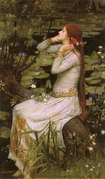 Ophelia (1894) by John William Waterhouse – Hand-Painted Oil Painting Reproduction